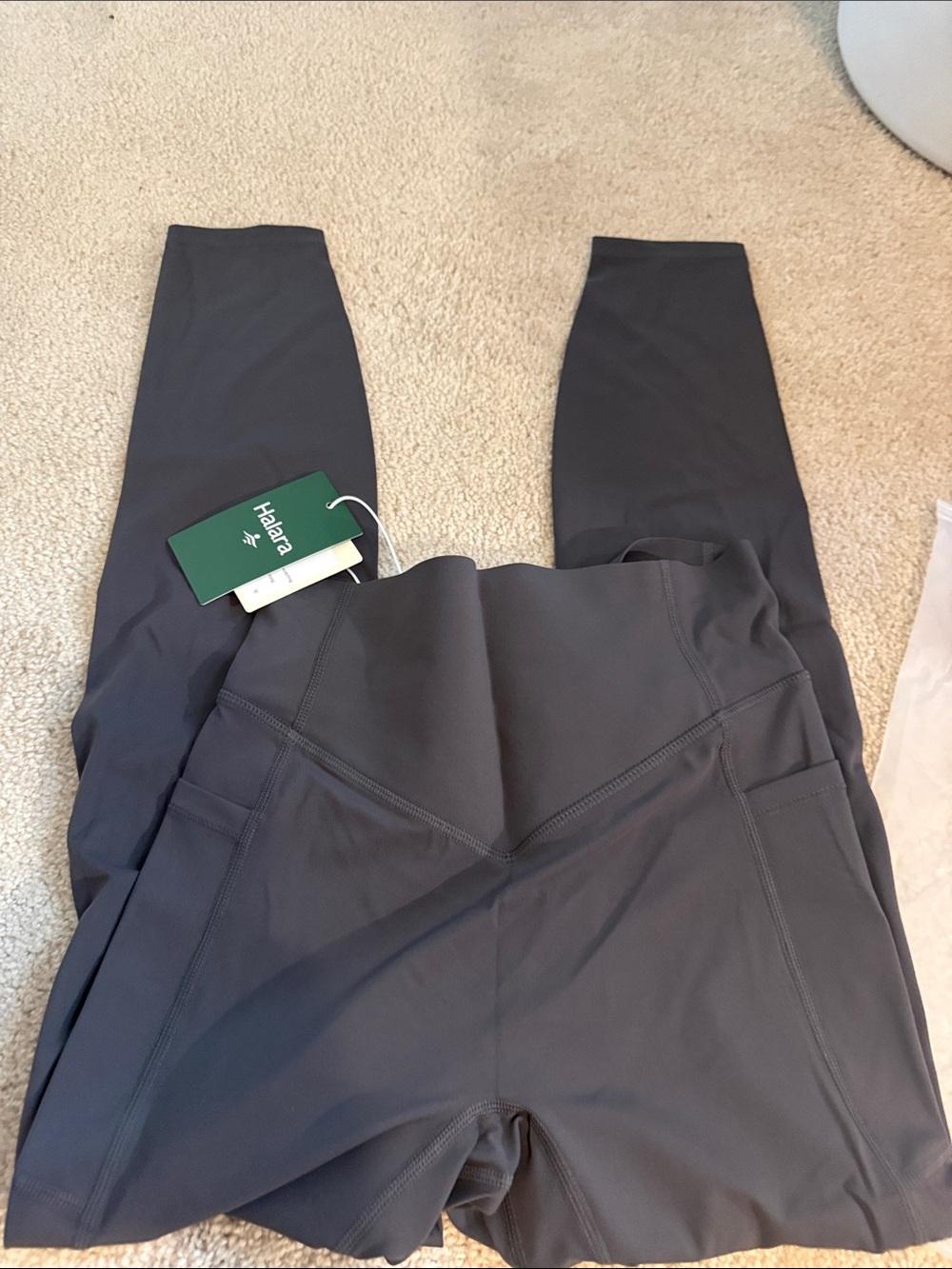 Halara Ultra sculpt Leggings grey NWT S 7/8